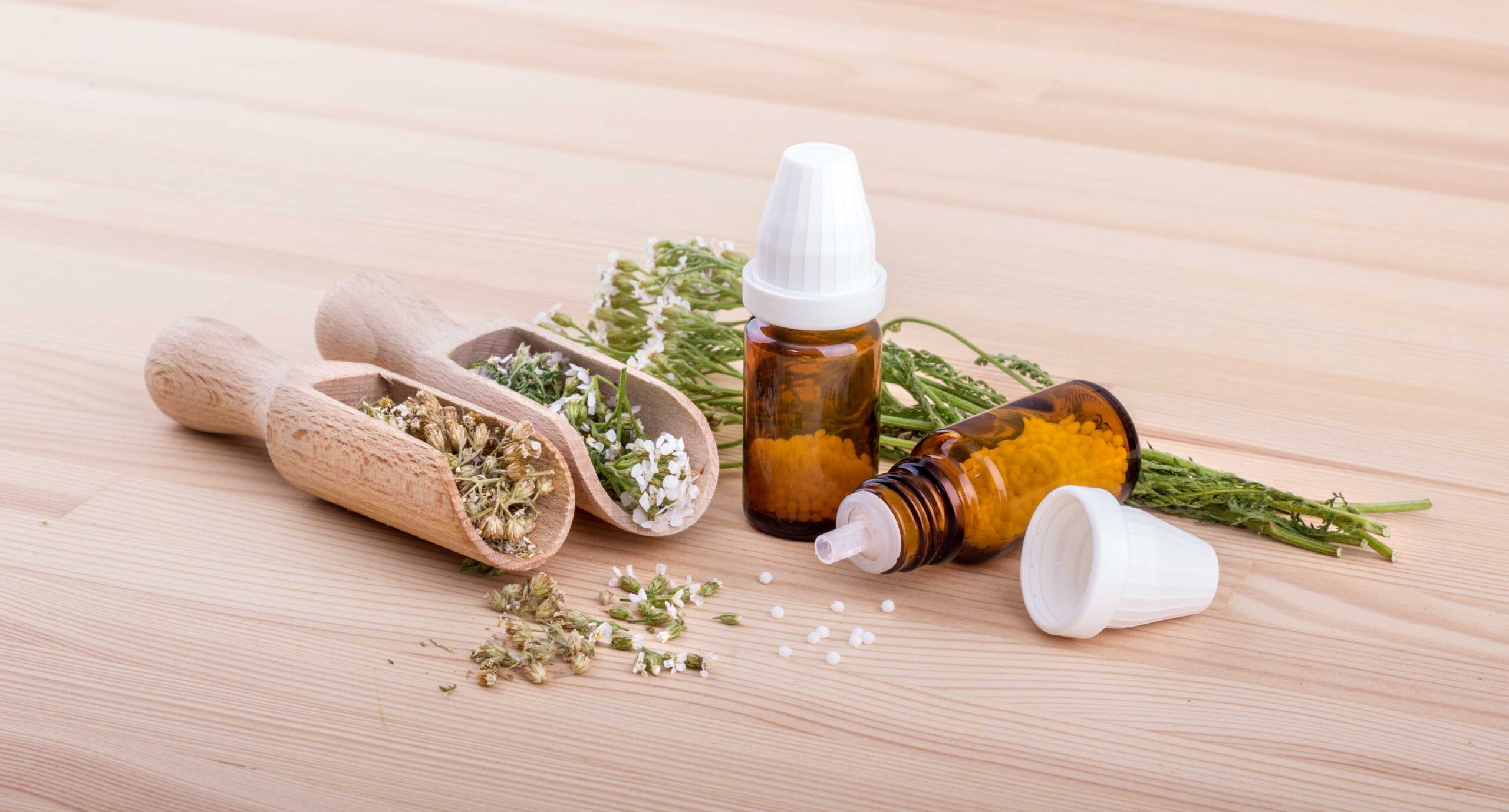 Dispensary An image of various complimentary treatments available from our dispensary